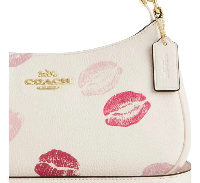 Coach - TERI SHOULDER BAG WITH LIPS PRINT